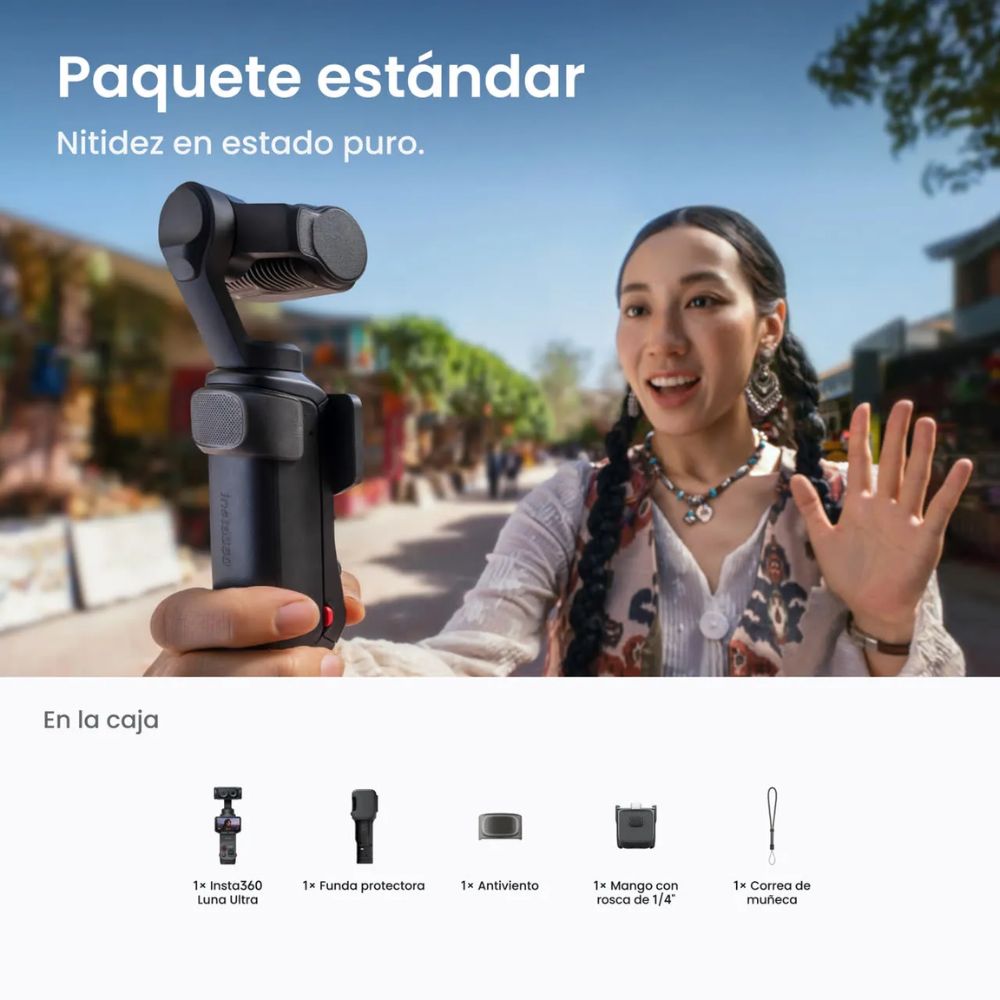 Cámara Gimbal Insta360 Luna Ultra Standard Bundle