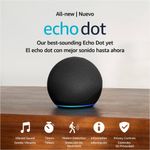 Parlante inteligente Amazon ECHO DOT 5th generación negro